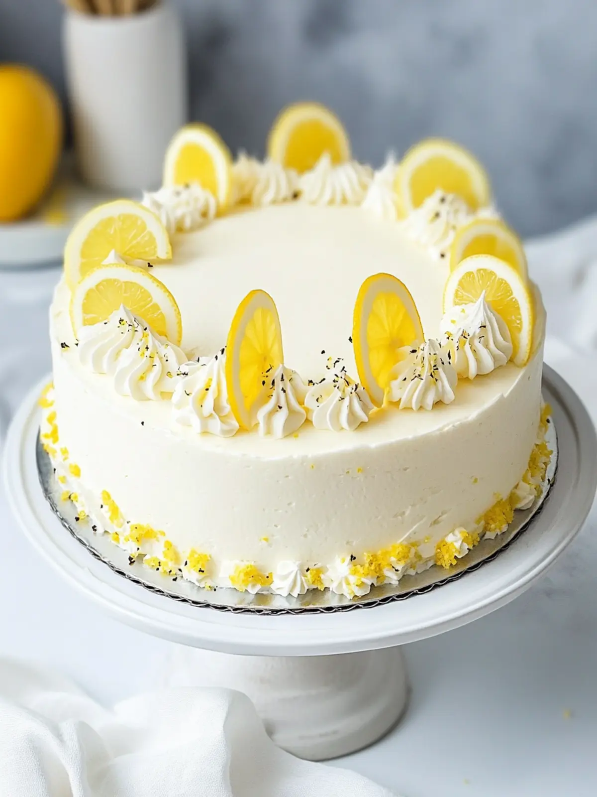 Moist & Fluffy Easy Lemon Birthday Cake Recipe to Savor 4 Easy Lemon Birthday Cake Recipe (Moist & Fluffy)
