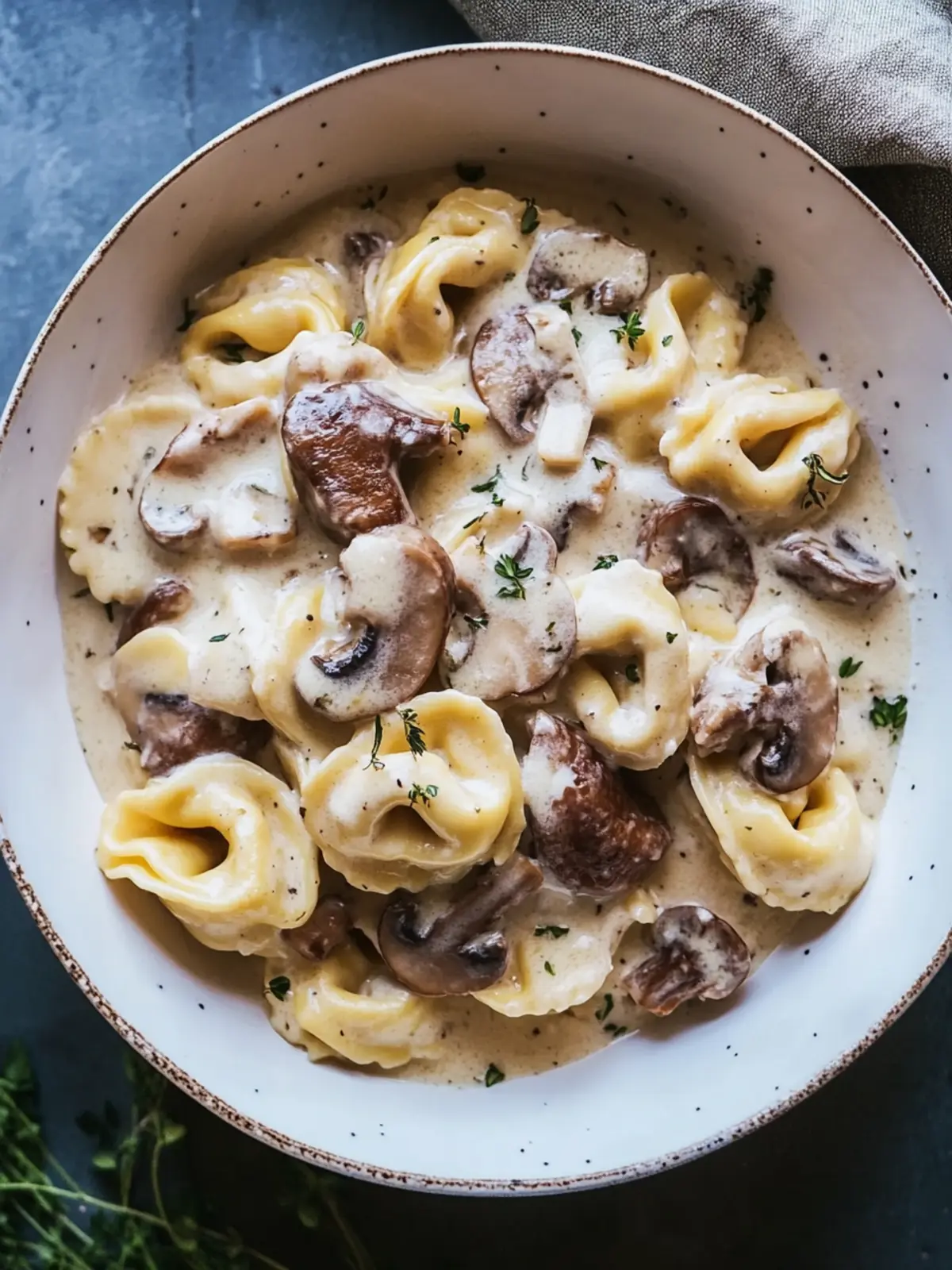 Creamy Mushroom Tortellini Alfredo That Will Wow Your Taste Buds 4 Creamy Mushroom Tortellini Alfredo