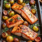 One-Pan Maple Glazed Salmon with Veggies in 30 Minutes 43 One-Pan Maple Glazed Salmon