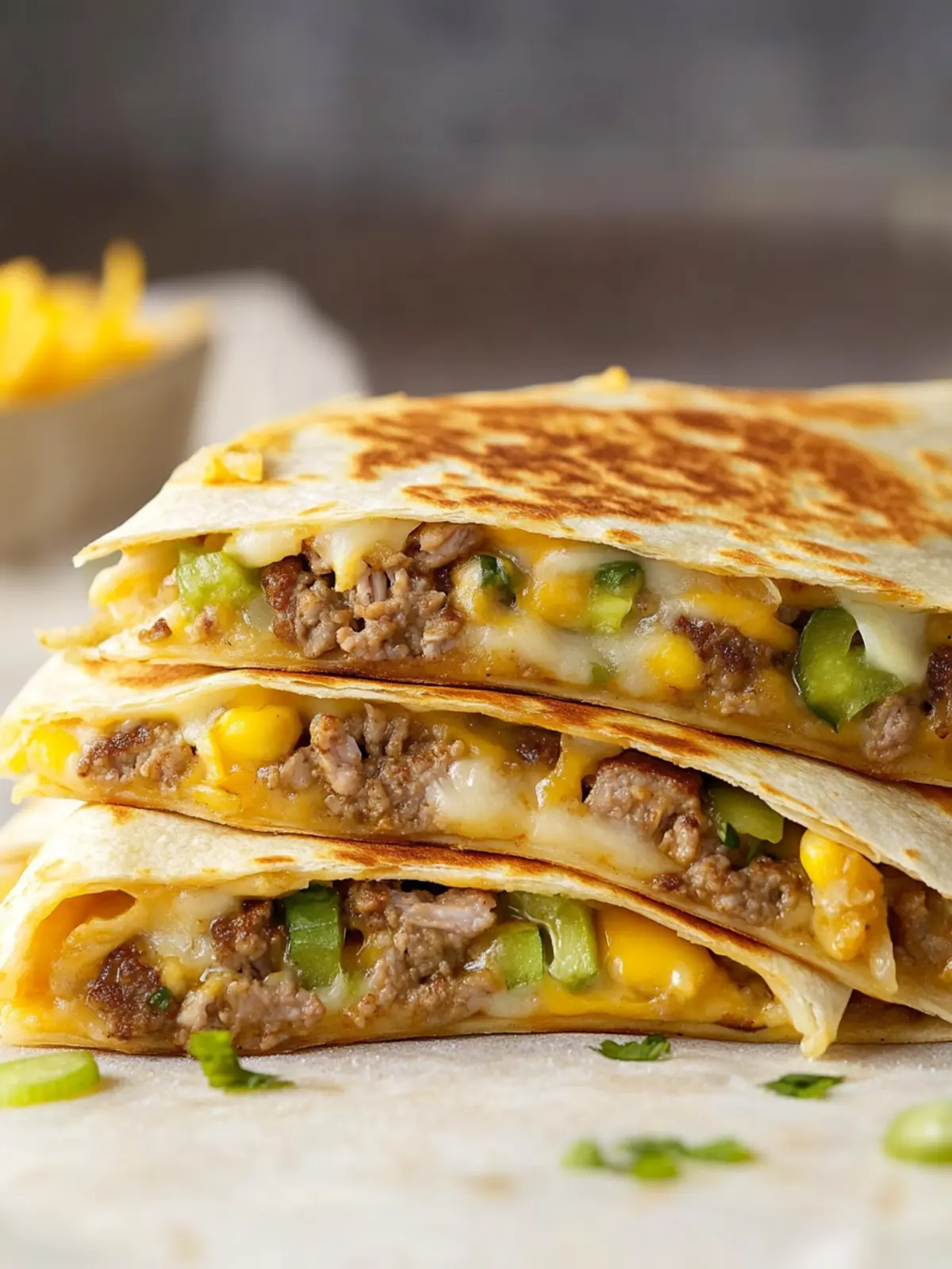 Savor the Flavor: Easy Big Mac Quesadilla Recipe at Home 5 Big Mac Quesadilla