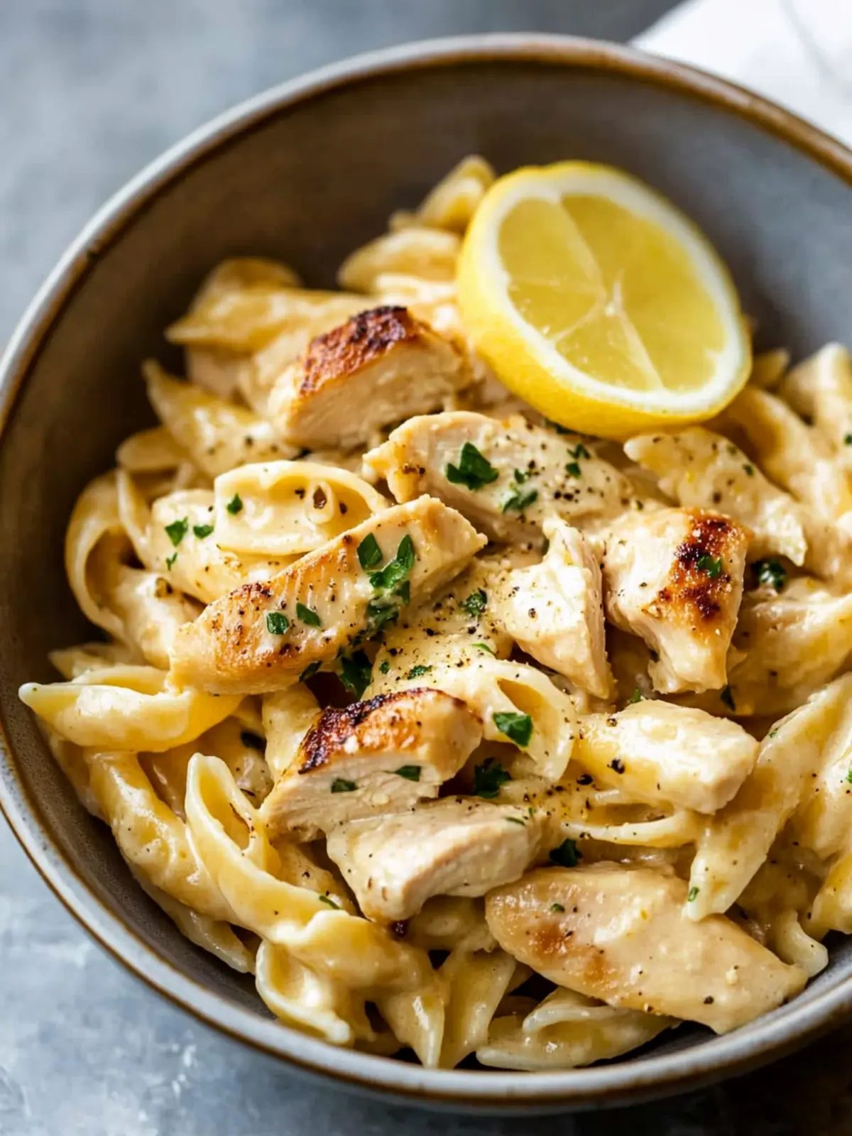 Delicious Creamy Lemon Pasta with Chicken Ready in 30 Minutes 5 Creamy Lemon Pasta with Chicken