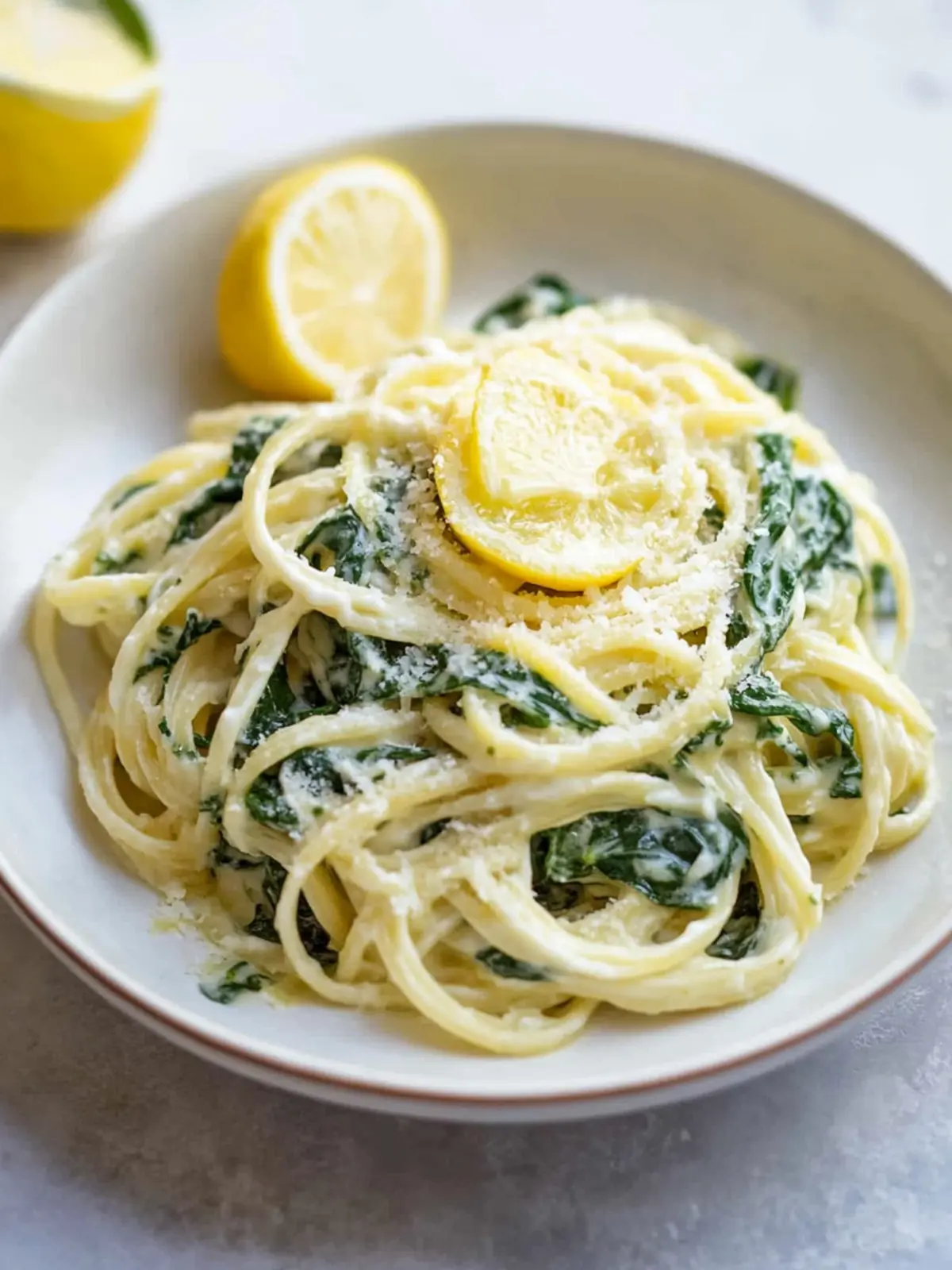 Zesty Easy Lemon Ricotta Pasta with Spinach Delight 4 EASY LEMON RICOTTA PASTA & SPINACH