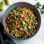 Vegan Thai Quinoa Salad with Zesty Peanut Dressing Bliss 4 Vegan Thai Quinoa Salad