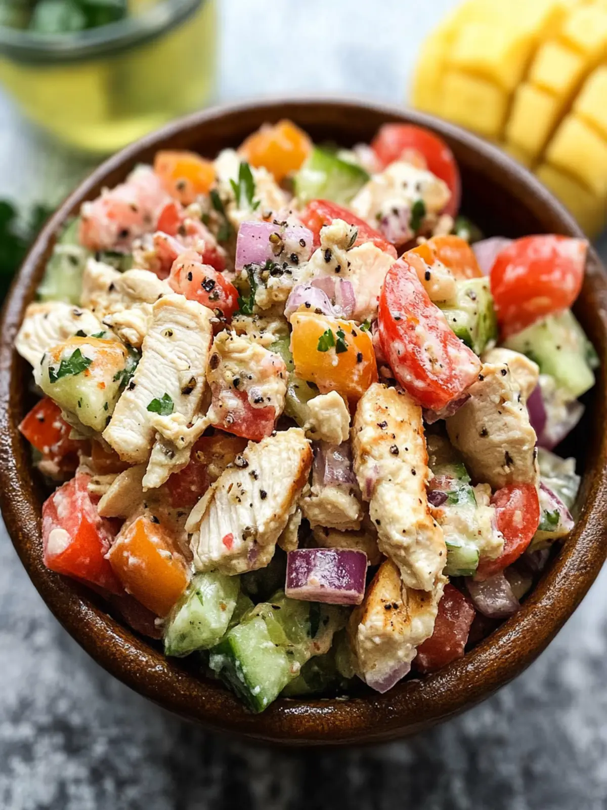 Italian Grinder Chicken Salad: A Flavor-Packed Delight! 3 Italian Grinder Chicken Salad