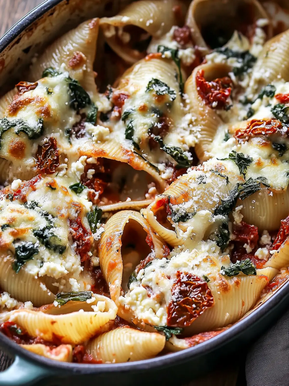 Creamy Sun-Dried Tomato and Ricotta Stuffed Shells Delight 3 Creamy Sun-Dried Tomato and Ricotta Stuffed Shells