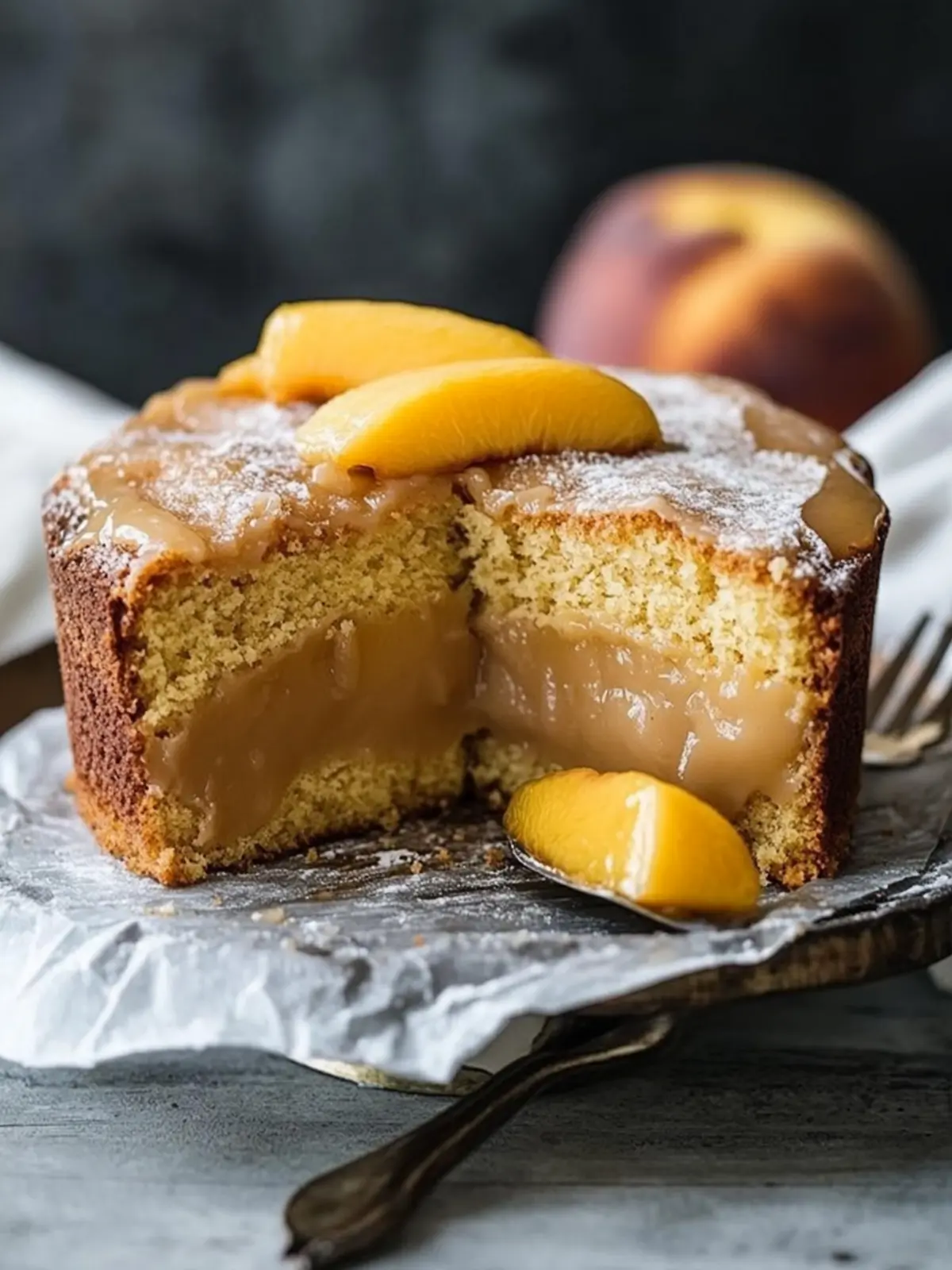 Irresistible Brown Sugar Peach Cake for Your Sweet Cravings 3 Brown Sugar Peach Cake