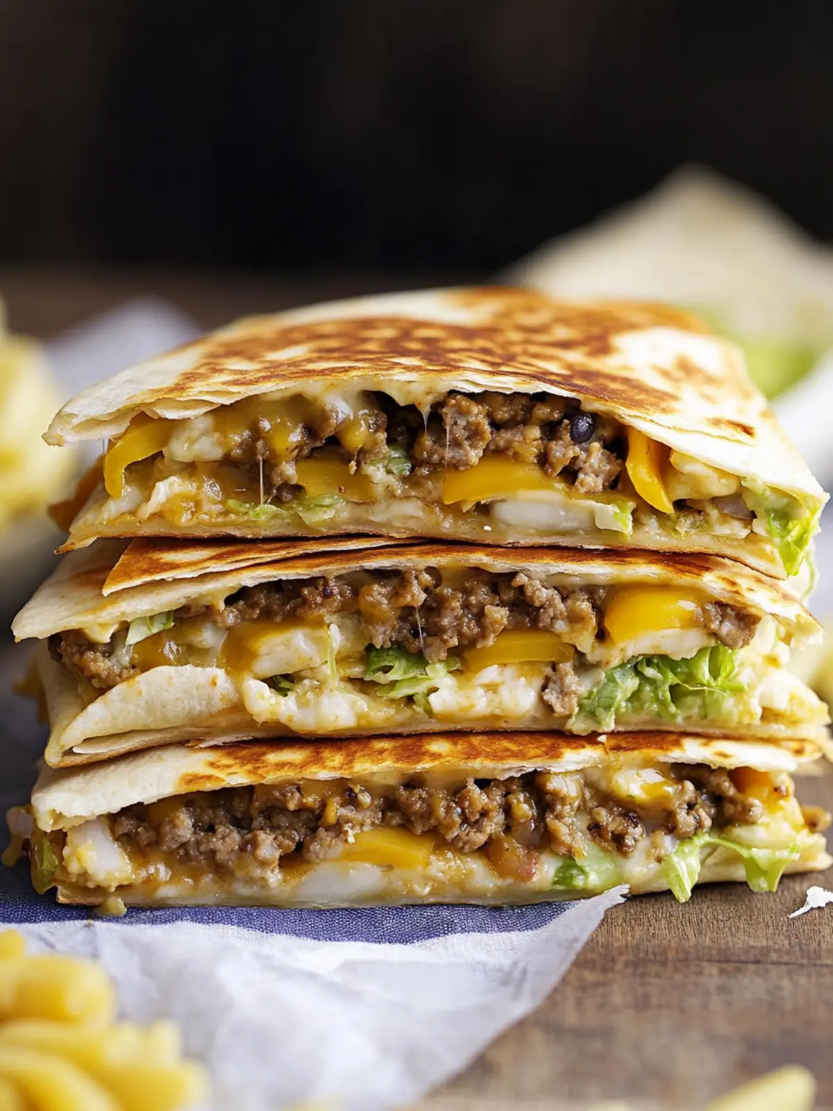 Savor the Flavor: Easy Big Mac Quesadilla Recipe at Home 4 Big Mac Quesadilla
