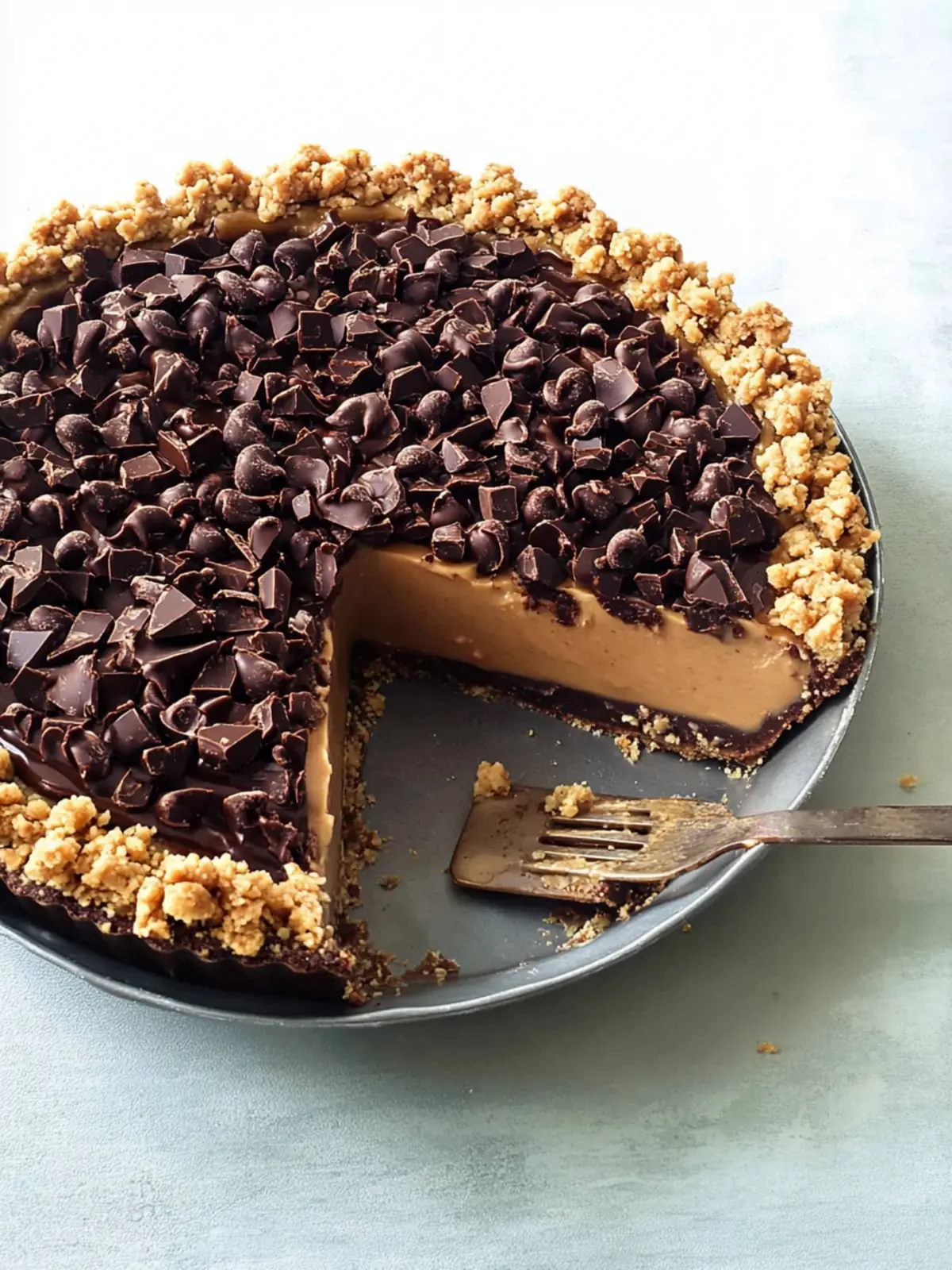 Decadent Peanut Butter Chocolate Crunch Pie You’ll Adore 4 Peanut Butter Chocolate Crunch Pie