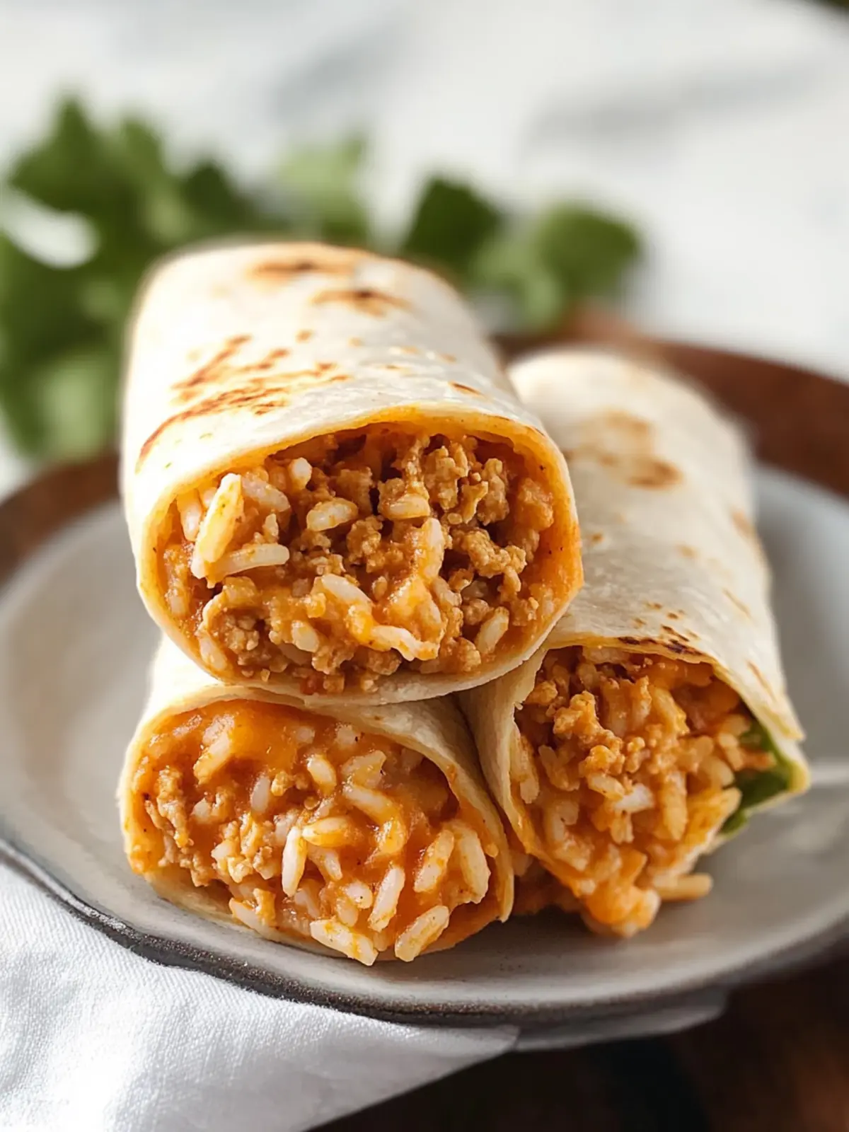 Cheesy Ground Chicken and Rice Burritos You’ll Crave Daily 5 Cheesy Ground Chicken and Rice Burritos