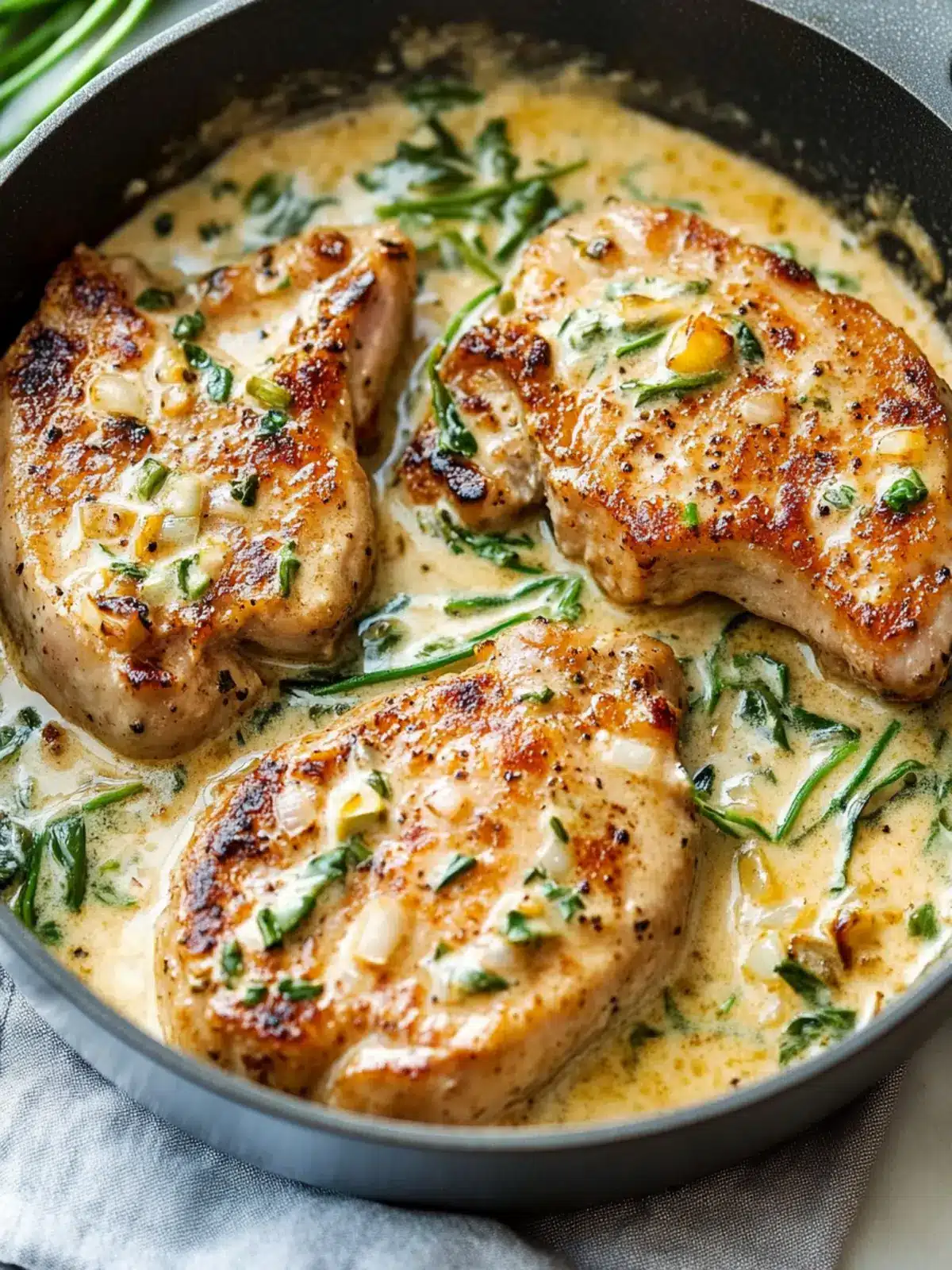 Creamy Garlic Pork Chops: A Flavorful Dinner Adventure 2 Creamy Garlic Pork Chops