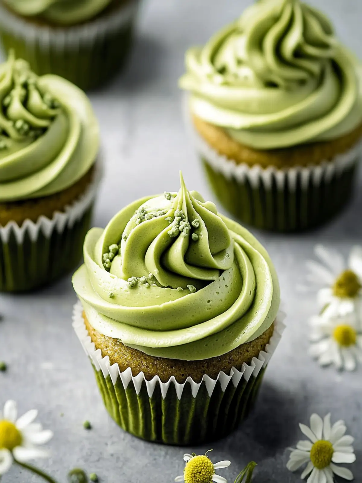 Mouthwatering Matcha Cupcakes: A Fun Twist on Classic Treats 3 Matcha Cupcakes