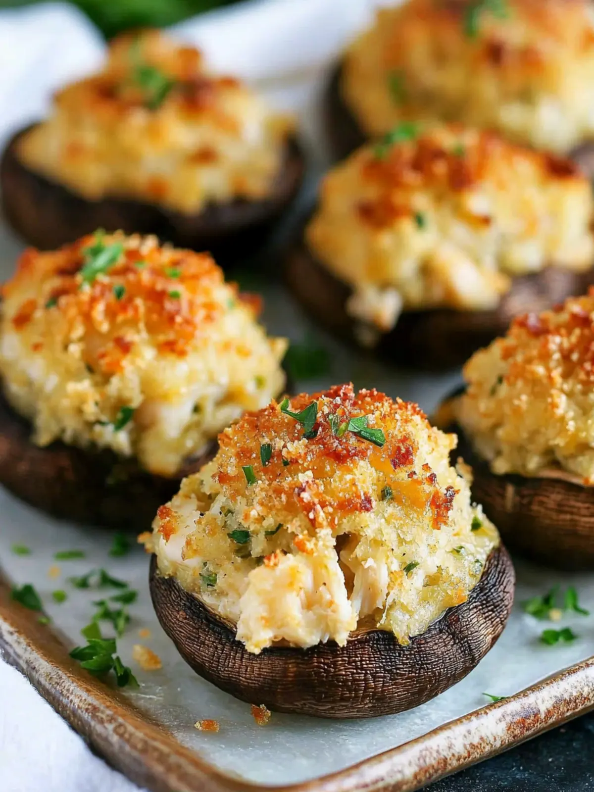 Irresistible Crab Stuffed Mushrooms Recipe for Home Chefs 5 Crab Stuffed Mushrooms Recipe