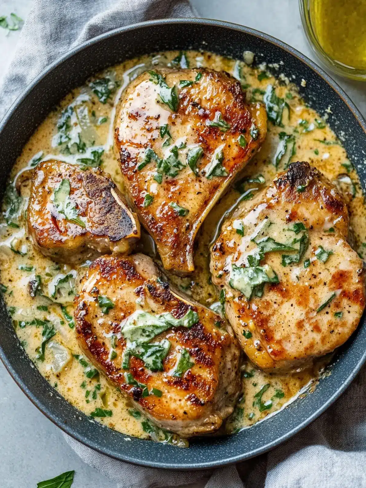 Creamy Garlic Pork Chops: A Flavorful Dinner Adventure 5 Creamy Garlic Pork Chops
