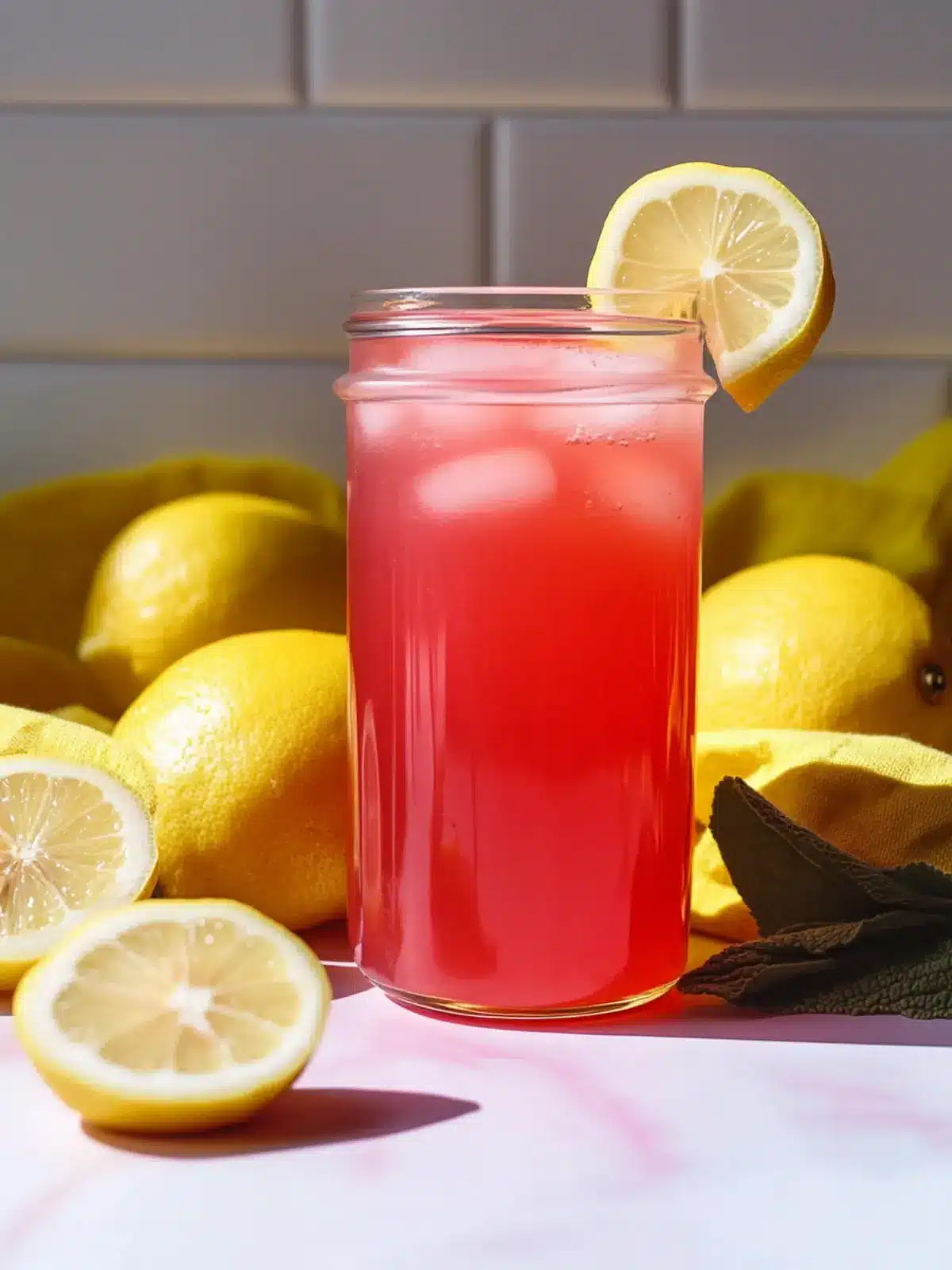 Rhubarb Lemonade Concentrate: Refreshingly Sweet Summer Sip 4 Rhubarb Lemonade Concentrate