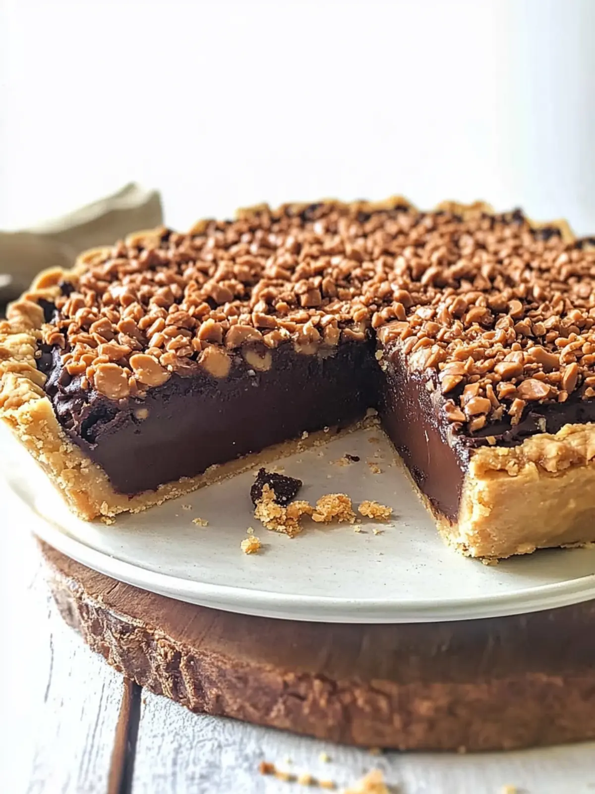 Decadent Peanut Butter Chocolate Crunch Pie You’ll Adore 5 Peanut Butter Chocolate Crunch Pie