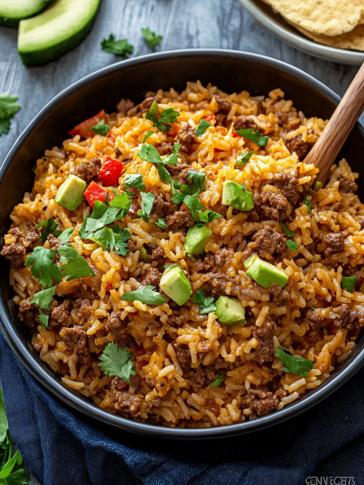 One Pot Cheesy Cajun Beef Rice for Cozy Nights In 2 One Pot Cheesy Cajun Beef Rice