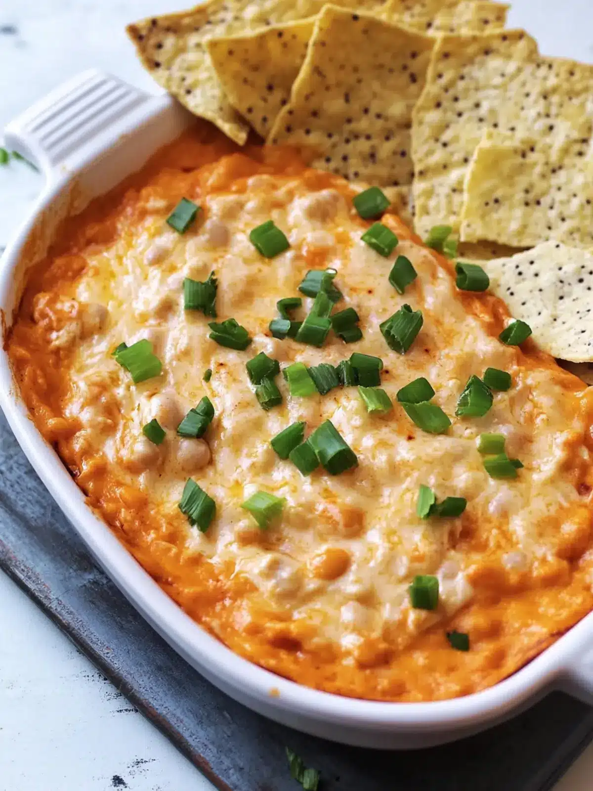 Creamy Vegetarian Cheesy White Bean Buffalo Dip Delight 3 Vegetarian Cheesy White Bean Buffalo Dip