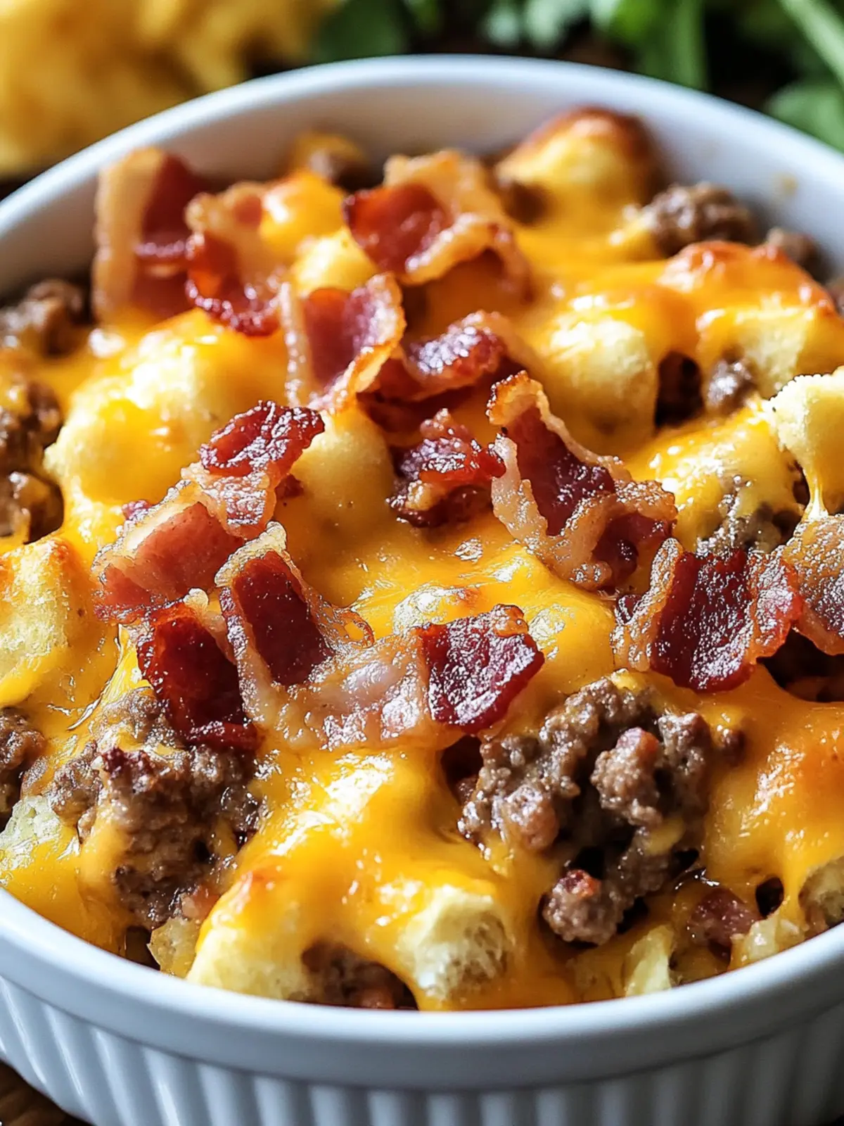 Slow Cooker Turkey Bacon Cheeseburger Casserole Delight 4 Slow Cooker Turkey Bacon Cheeseburger Casserole