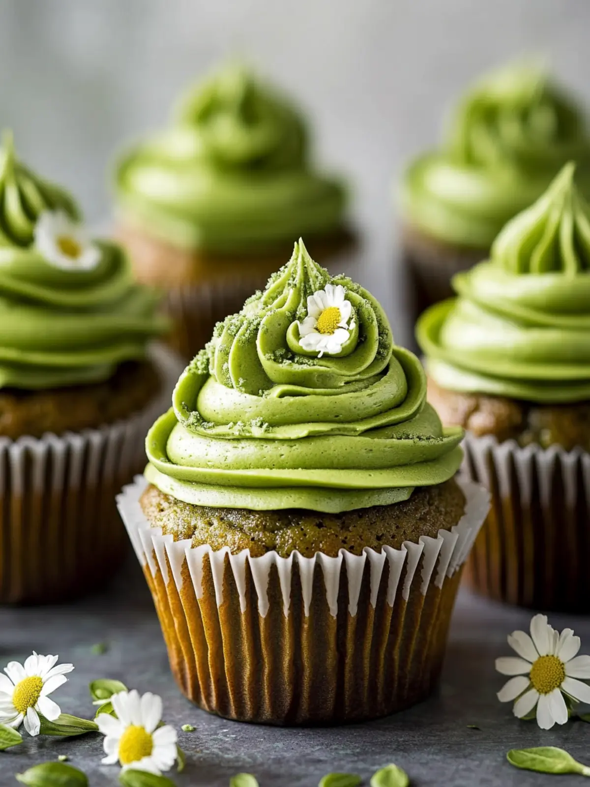 Mouthwatering Matcha Cupcakes: A Fun Twist on Classic Treats 2 Matcha Cupcakes