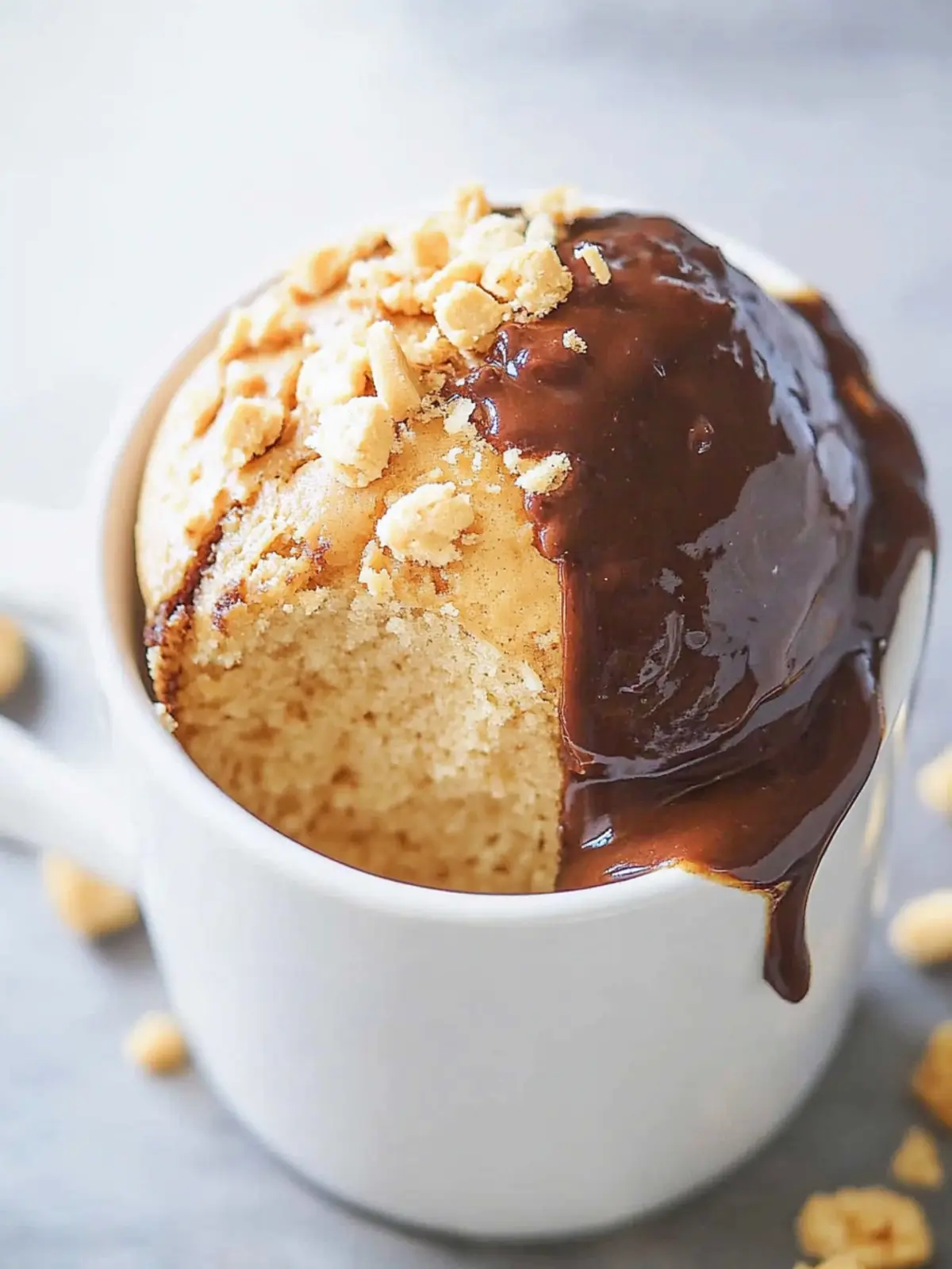 Irresistible Peanut Butter Mug Cake in Just 2 Minutes 3 Peanut Butter Mug Cake