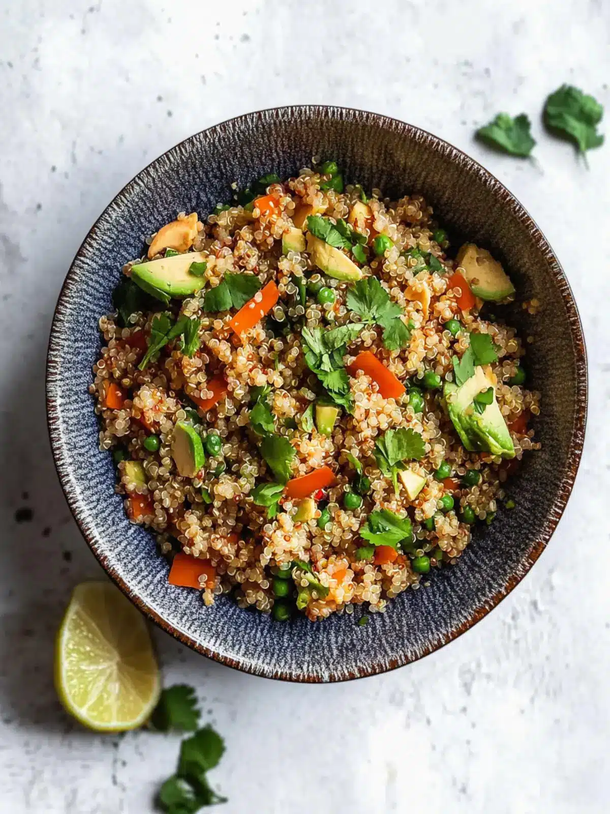 Vegan Thai Quinoa Salad with Zesty Peanut Dressing Bliss 4 Vegan Thai Quinoa Salad