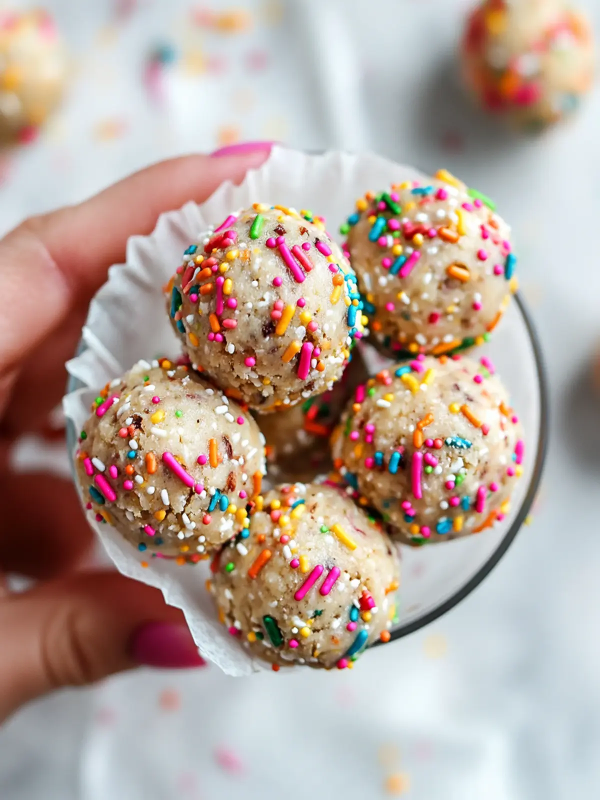 Delicious Cake Batter Protein Balls for a Sweet Energy Boost 3 Cake Batter Protein Balls