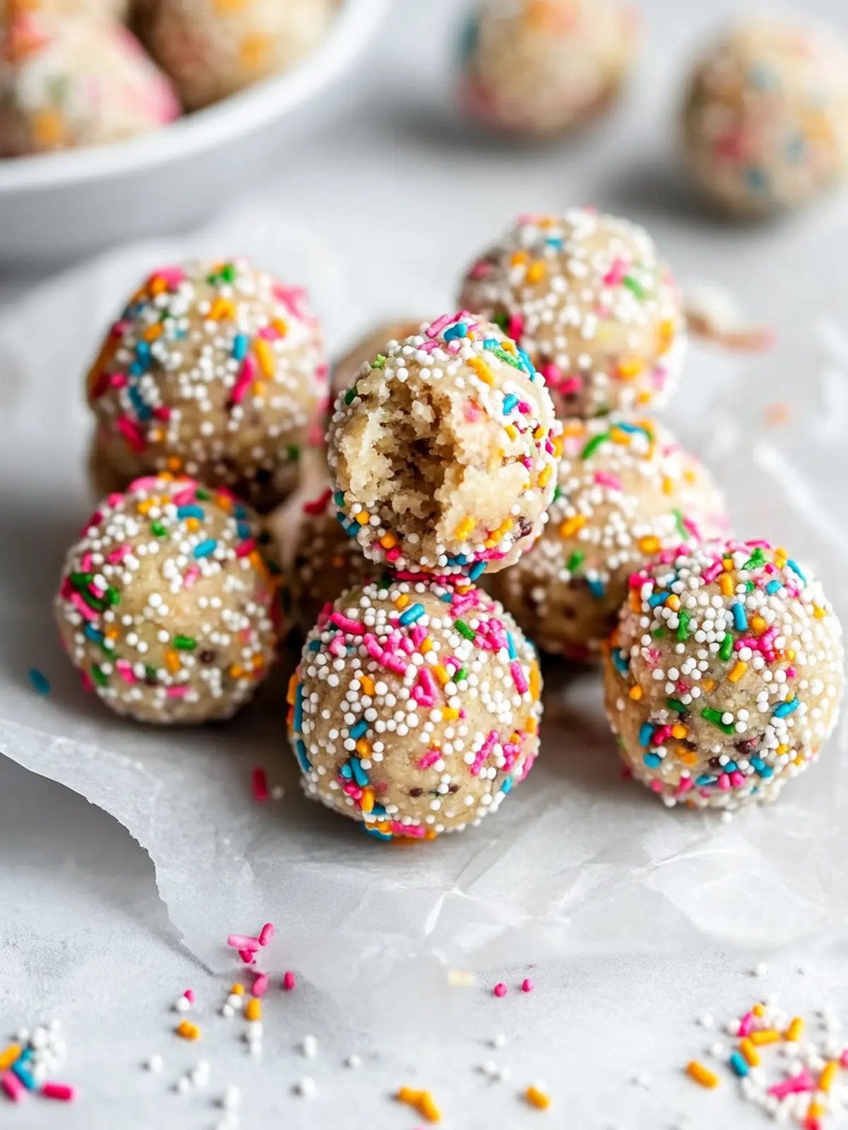 Delicious Cake Batter Protein Balls for a Sweet Energy Boost 2 Cake Batter Protein Balls