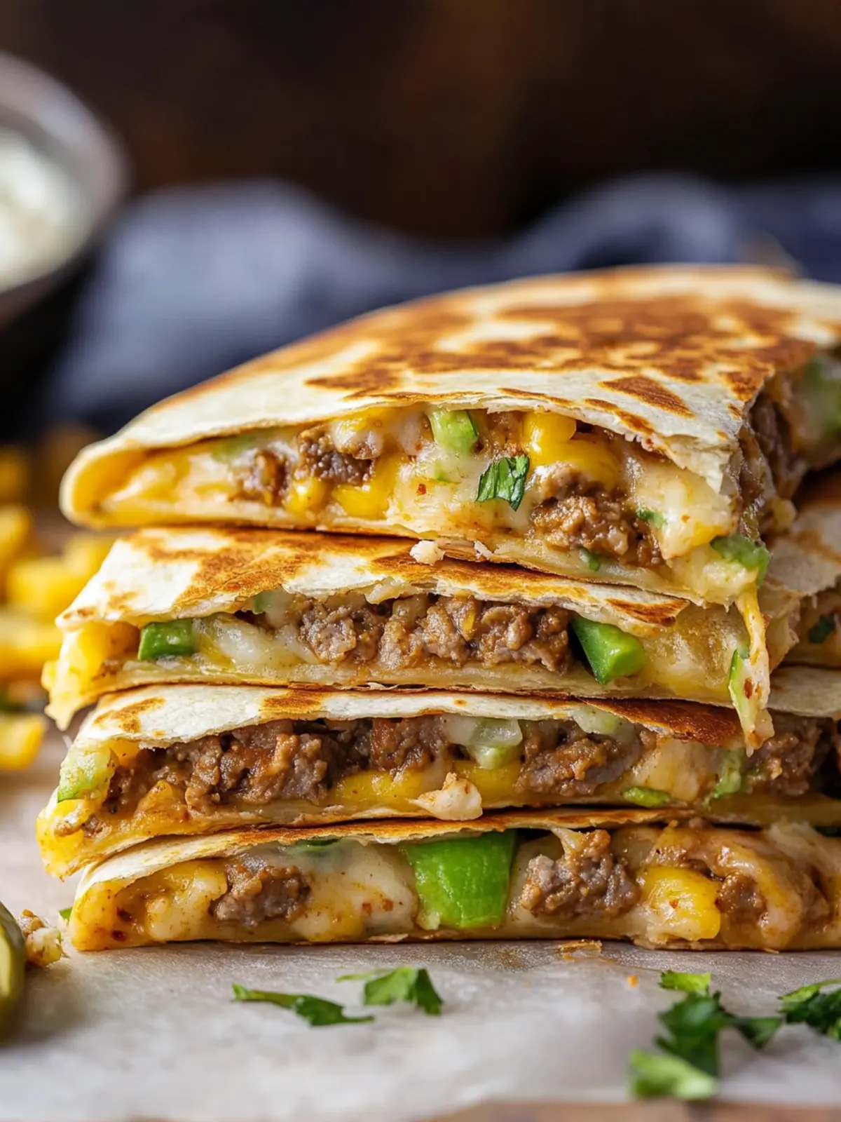 Savor the Flavor: Easy Big Mac Quesadilla Recipe at Home 2 Big Mac Quesadilla
