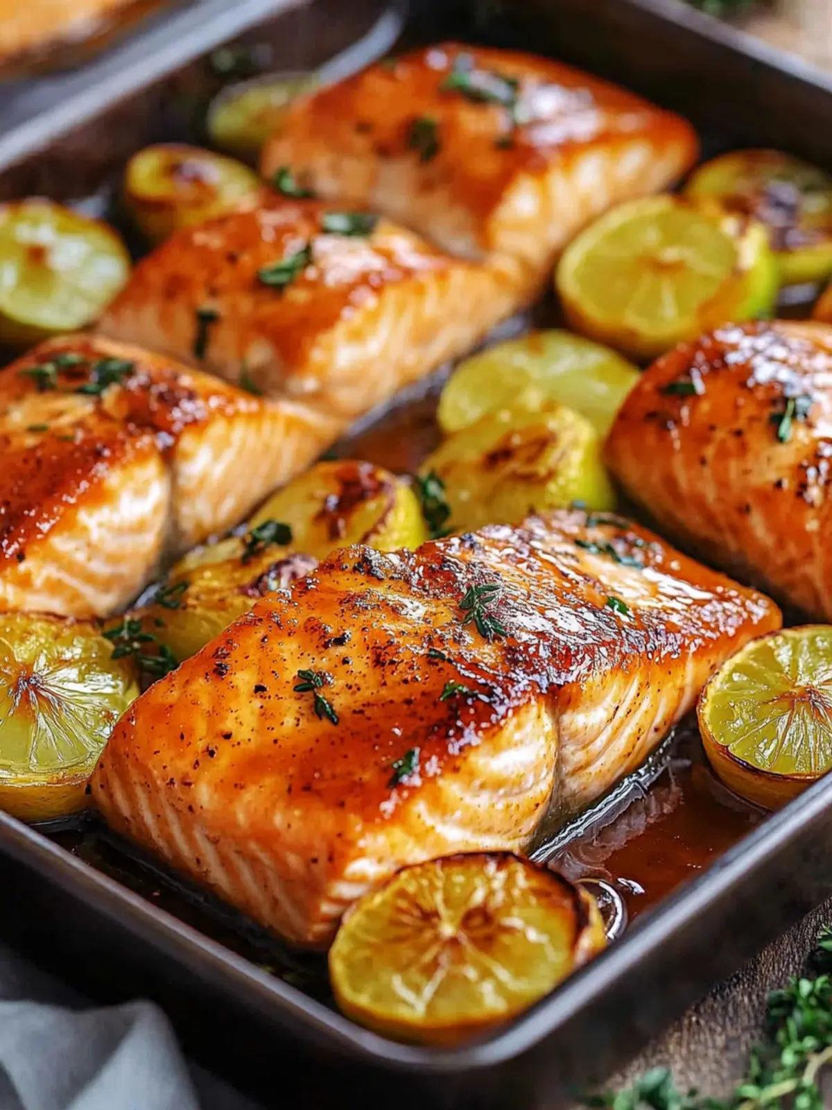 One-Pan Maple Glazed Salmon with Veggies in 30 Minutes 2 One-Pan Maple Glazed Salmon