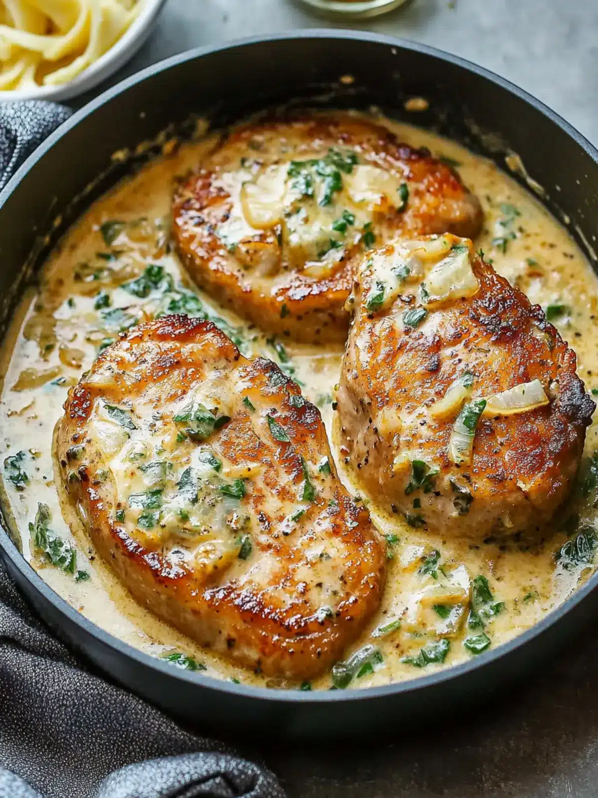 Creamy Garlic Pork Chops: A Flavorful Dinner Adventure 4 Creamy Garlic Pork Chops