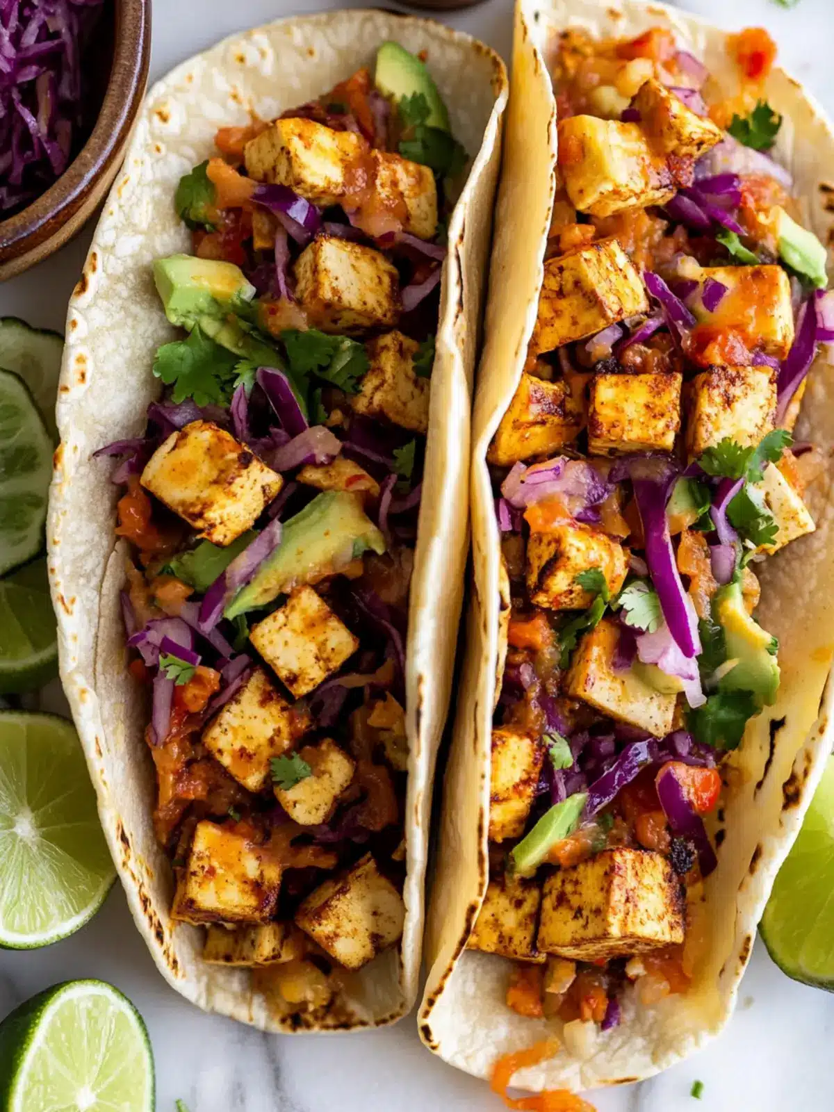 Vegan Spicy Thai Tofu Tacos: Flavor Explosion Awaiting You 3 Vegan Spicy Thai Tofu Tacos