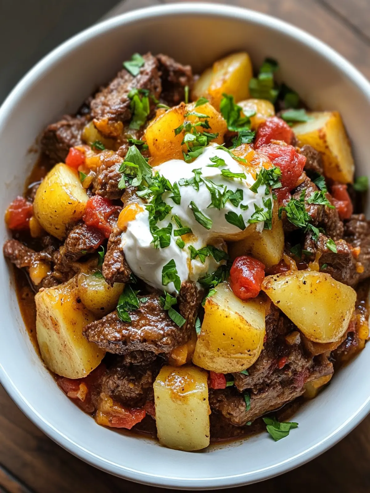 Crockpot Loaded Steak and Potato Bake for Cozy Nights 4 Crockpot Loaded Steak and Potato Bake