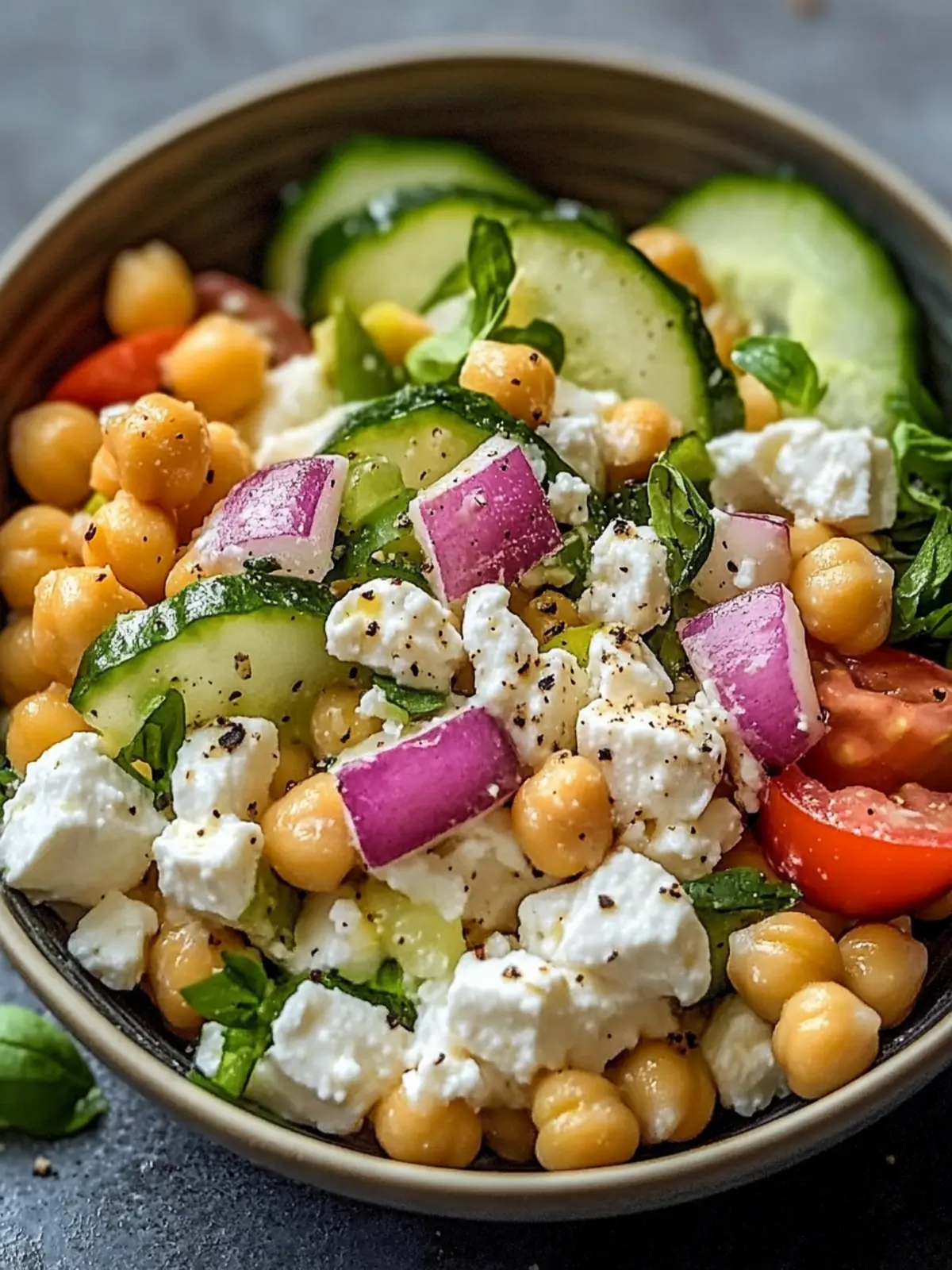Cottage Cheese and Chickpea Salad Refresh for Your Taste Buds 5 Cottage Cheese and Chickpea Salad