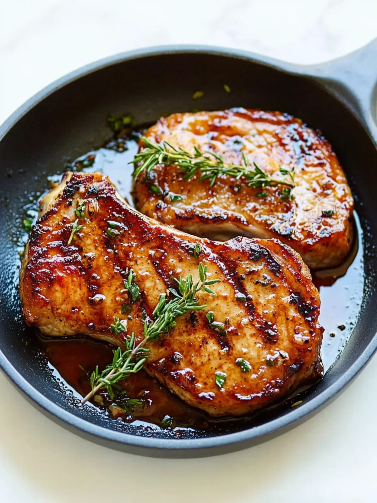 Sweet and Savory Boneless Pork Chops with Honey Garlic Bliss 4 Boneless Pork Chops