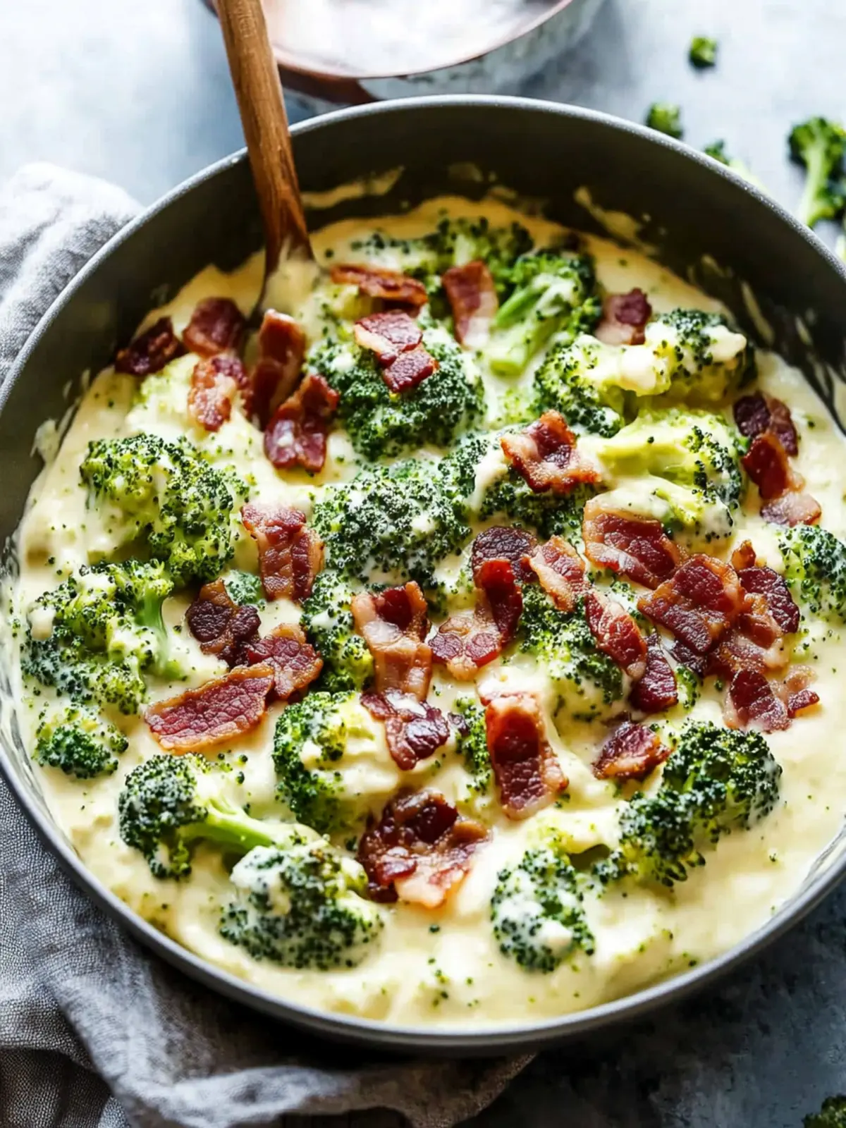 Creamy Broccoli & Bacon Bliss You Can Make Tonight 2 Creamy Broccoli & Bacon