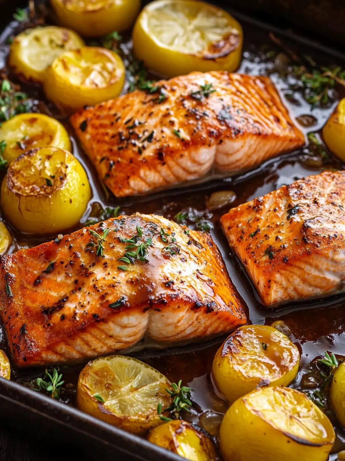 One-Pan Maple Glazed Salmon with Veggies in 30 Minutes 4 One-Pan Maple Glazed Salmon