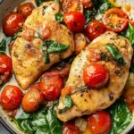 Savor This Tomato Spinach White Wine Chicken in Minutes 7 Tomato Spinach White Wine Chicken