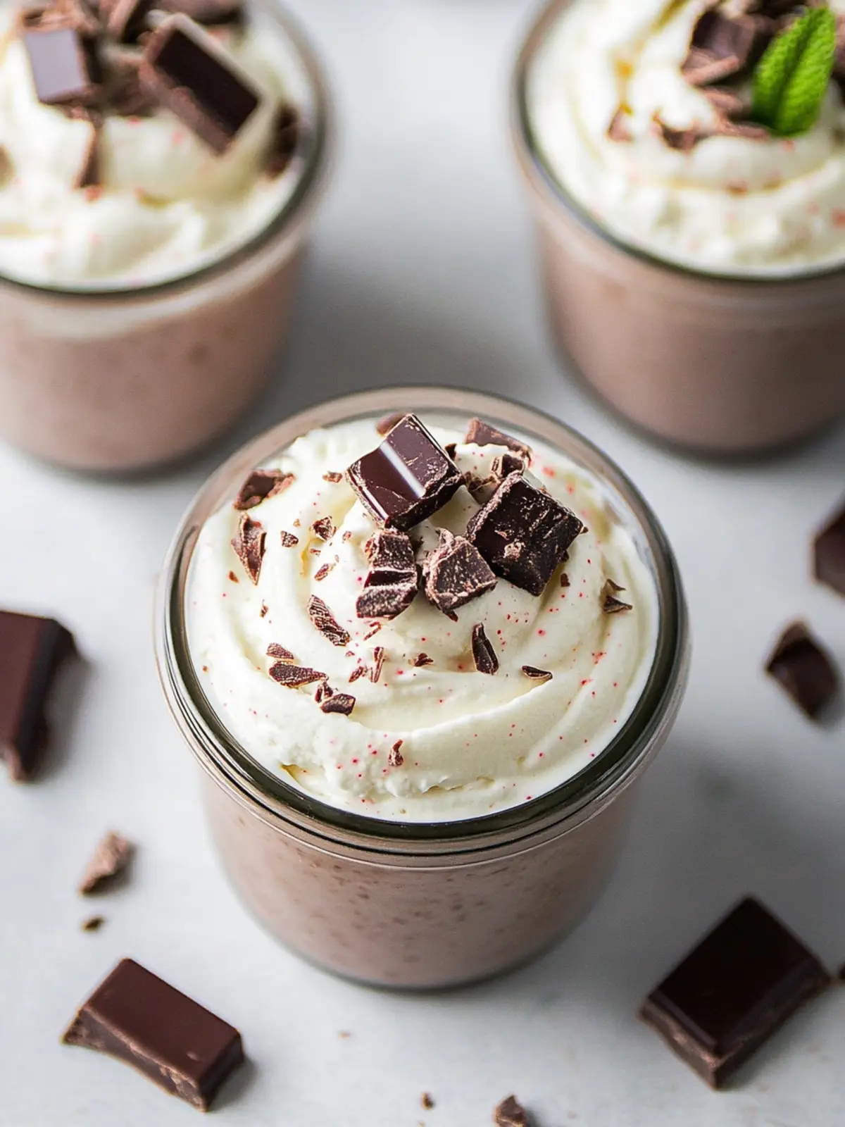 Indulge in Peppermint Chocolate Whipped Greek Yogurt Delight 4 Peppermint Chocolate Whipped Greek Yogurt