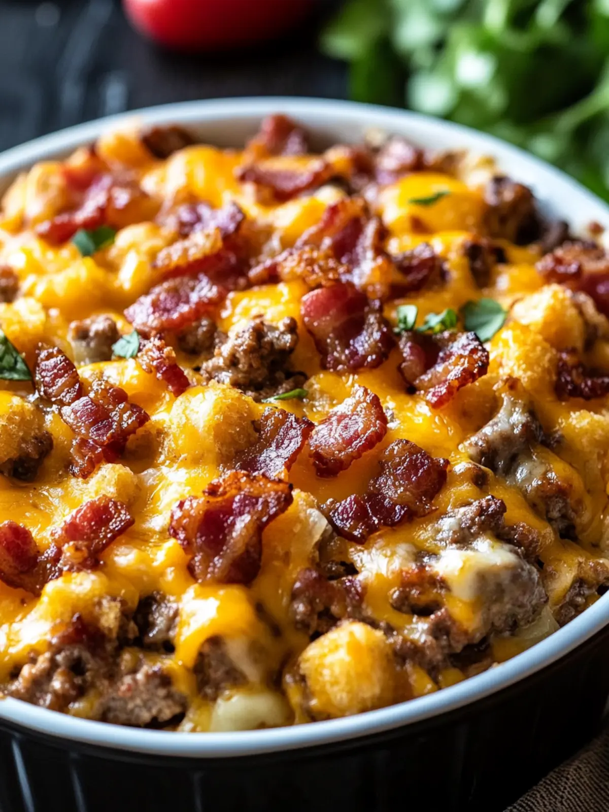 Slow Cooker Turkey Bacon Cheeseburger Casserole Delight 5 Slow Cooker Turkey Bacon Cheeseburger Casserole