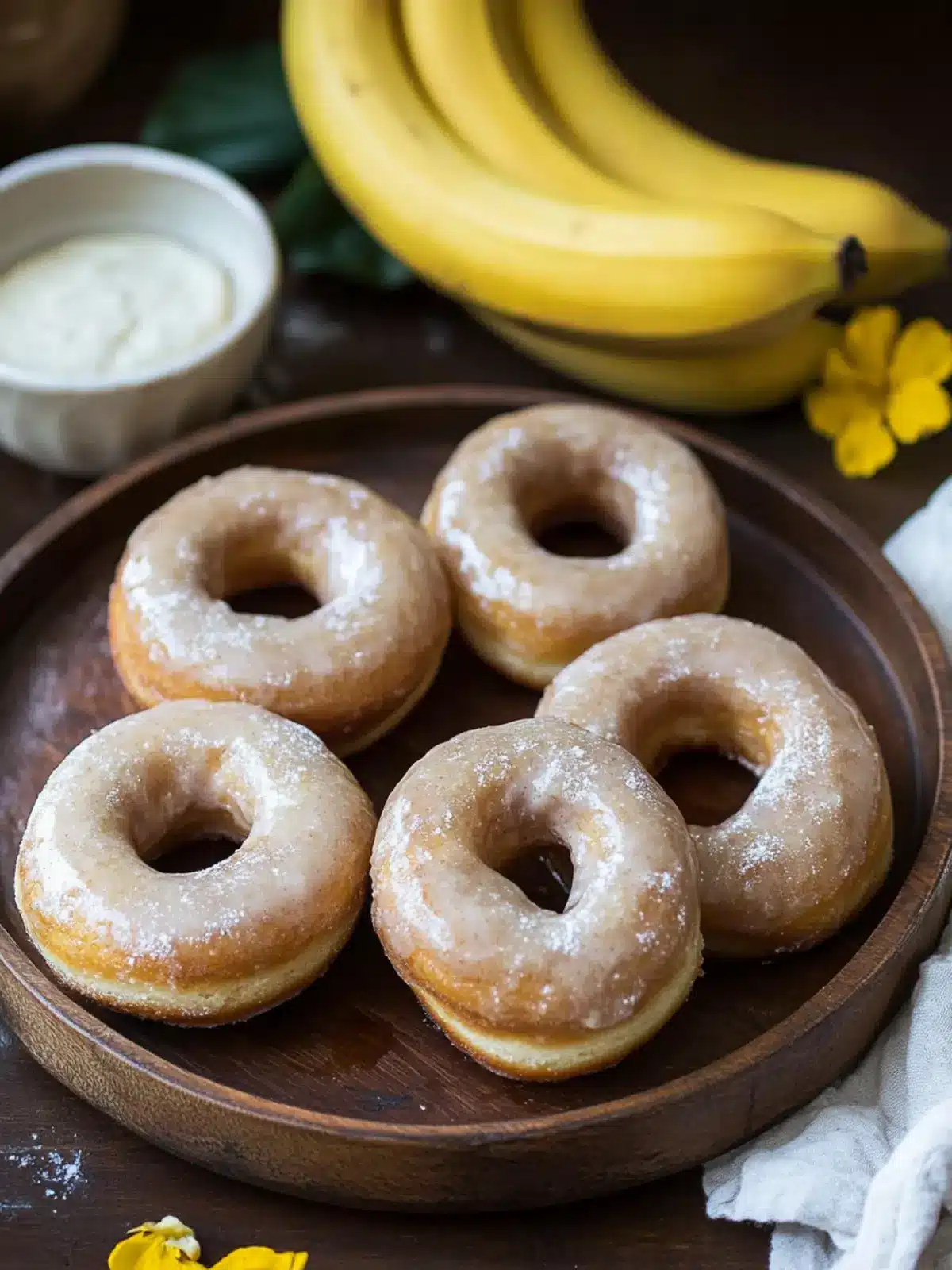 Delicious Banana Bread Donuts to Elevate Your Snack Game 4 Banana Bread Donuts