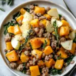 Savory Butternut Squash and Apple Hash with Sausage Delight 10 Butternut Squash and Apple Hash with Sausage
