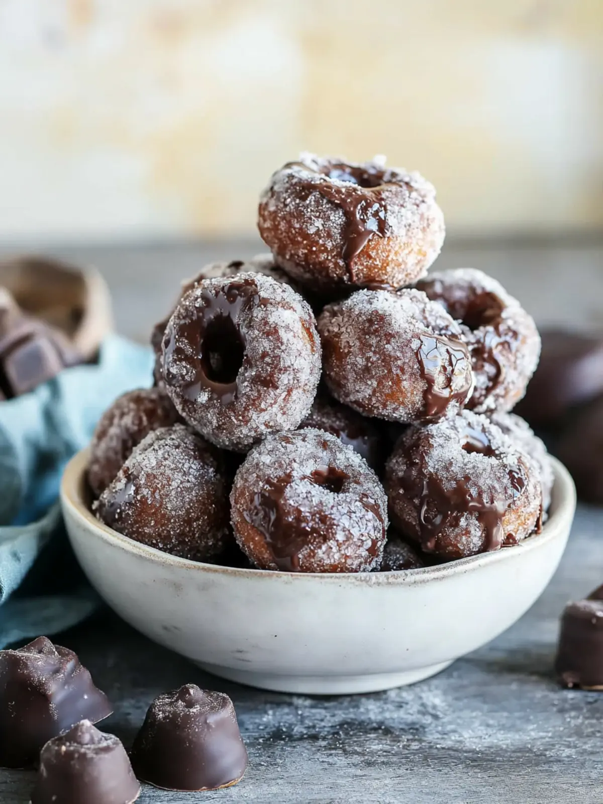 Irresistible Gluten-free Baked Chocolate Donut Holes Recipe 3 Gluten-free Baked Chocolate Donut Holes