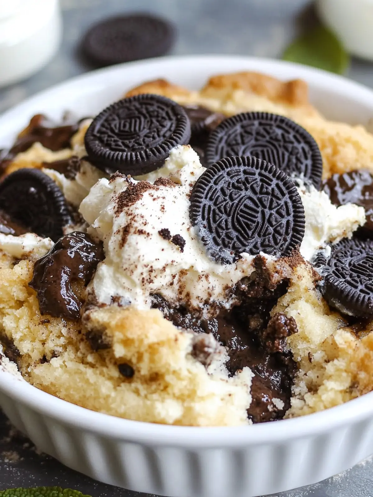 Delicious 3 Step Oreo Cookie Dump Cobbler You Can’t Resist 5 3 Step Oreo Cookie Dump Cobbler