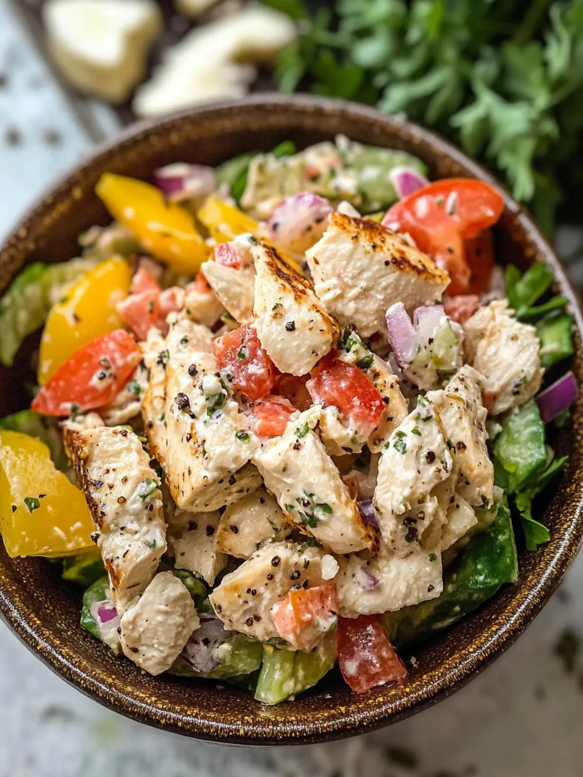 Italian Grinder Chicken Salad: A Flavor-Packed Delight! 5 Italian Grinder Chicken Salad