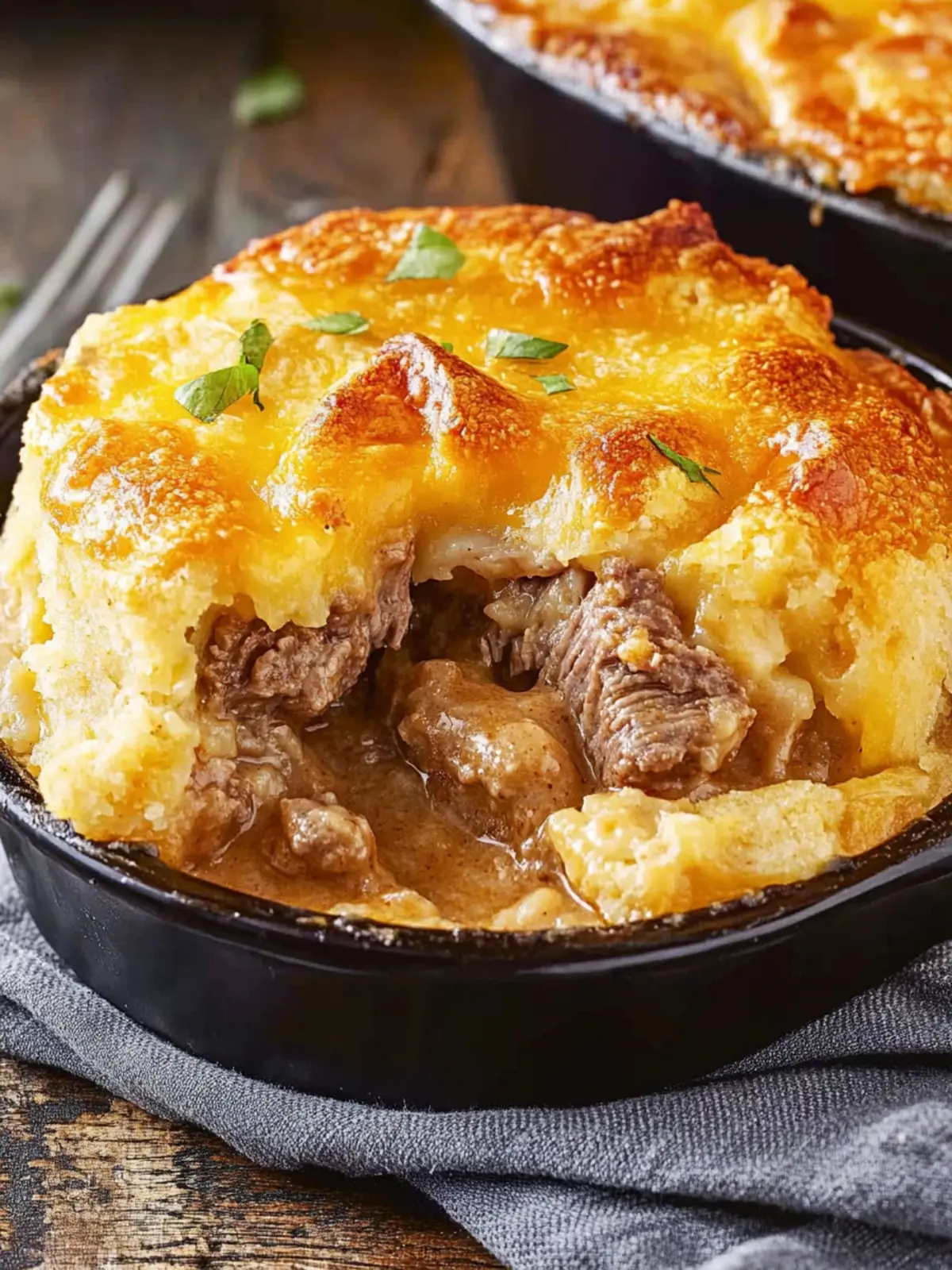 Savory Cheddar Bay Philly Cheese Steak Cobbler Delight 4 Cheddar Bay Philly Cheese Steak Cobbler