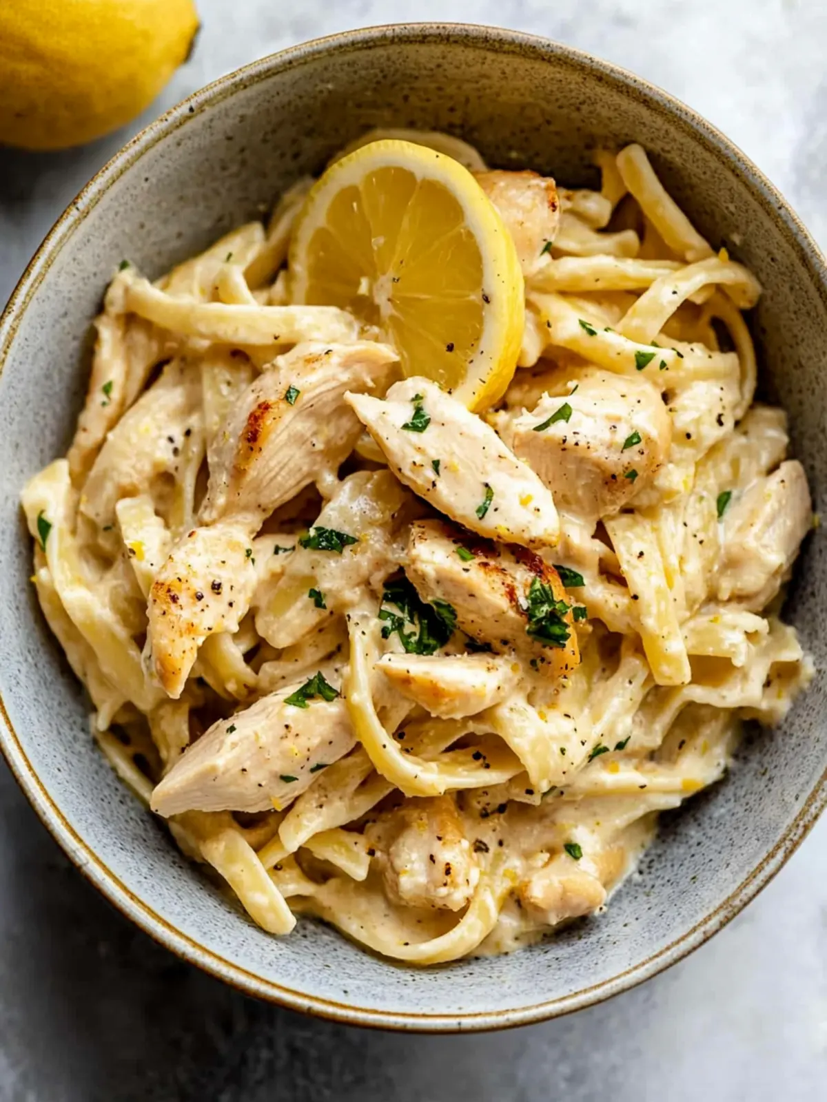 Delicious Creamy Lemon Pasta with Chicken Ready in 30 Minutes 2 Creamy Lemon Pasta with Chicken