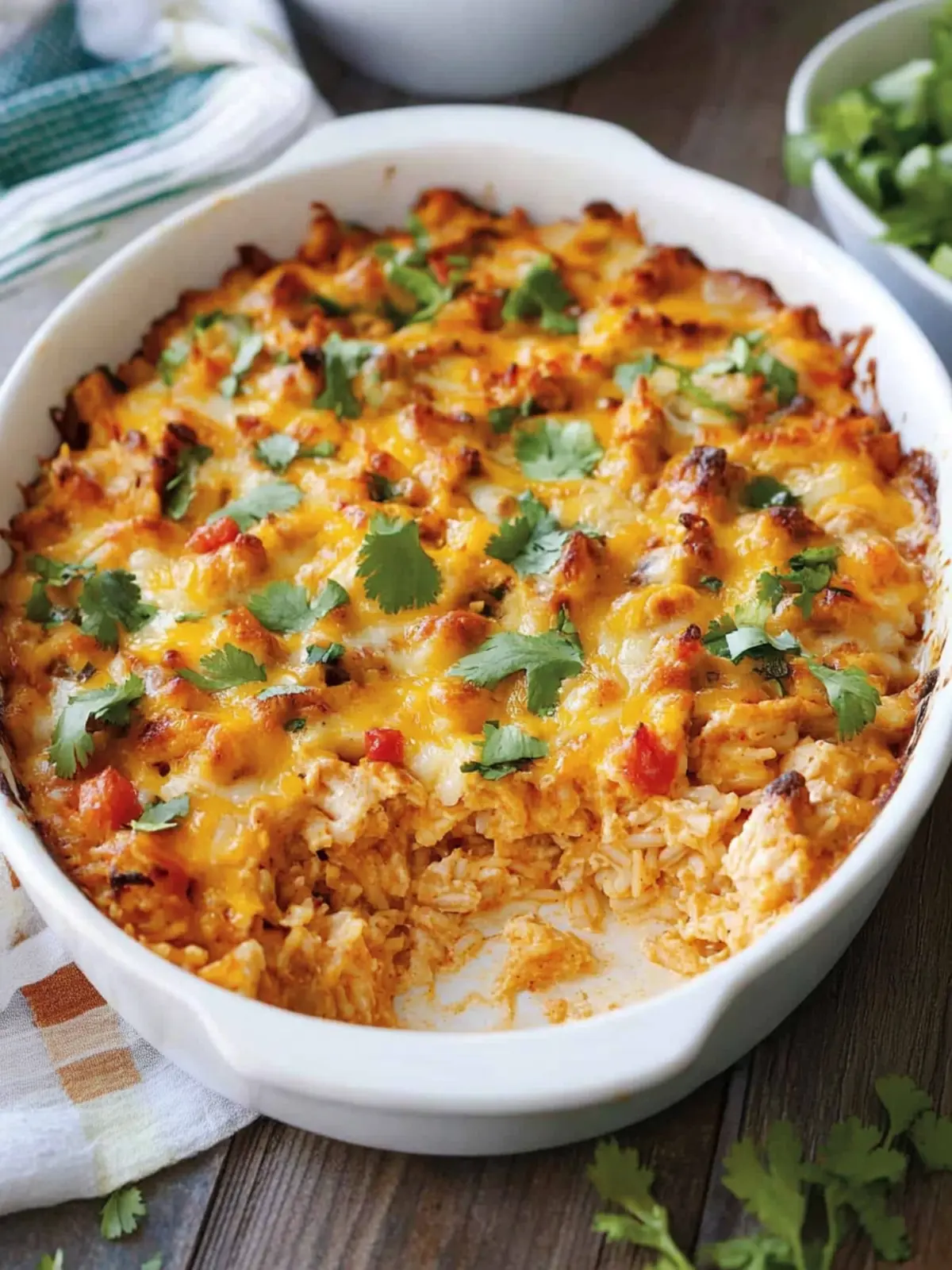 Irresistible Chicken and Rice Queso Casserole Delight 3 Chicken and Rice Queso Casserole