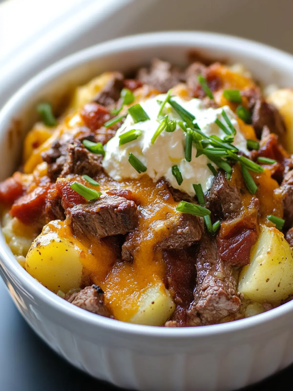Crockpot Loaded Steak and Potato Bake for Cozy Nights 3 Crockpot Loaded Steak and Potato Bake