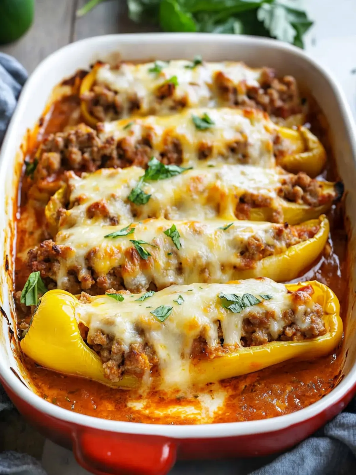 Savory Italian Sausage Stuffed Banana Peppers You'll Love 4 Italian Sausage Stuffed Banana Peppers