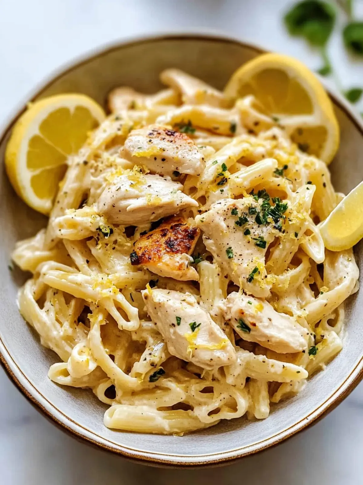 Delicious Creamy Lemon Pasta with Chicken Ready in 30 Minutes 3 Creamy Lemon Pasta with Chicken